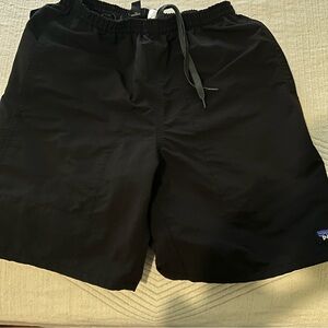 Patagonia 7" Baggies Long Black Shorts Men's xs